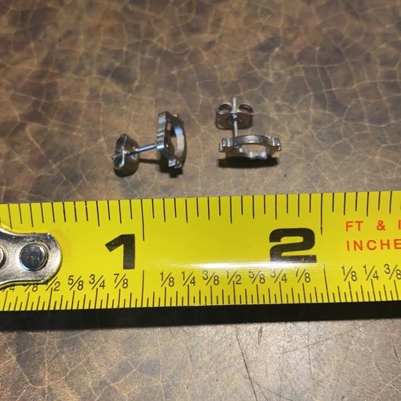 Hello Kitty Silver earring stud 2 pairs pierced ears studs earrings new jewelry - Picture 5 of 9